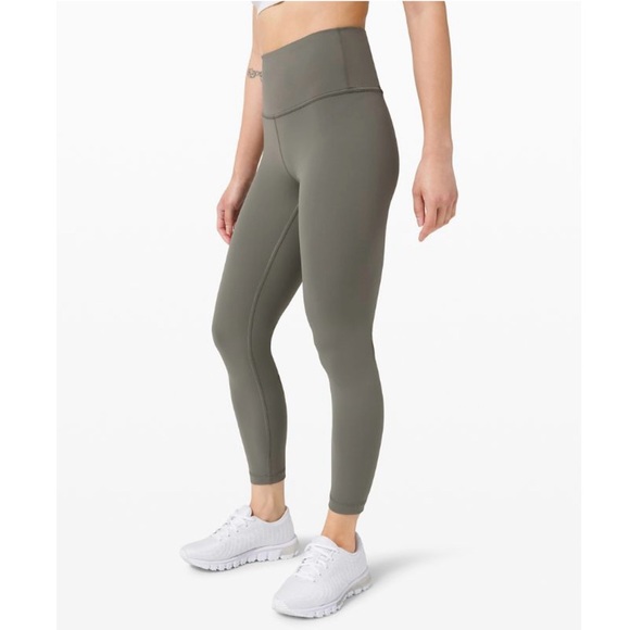 lululemon athletica Pants - Lululemon Wunder Train High-Rise Tight 24" *Asia Fit in Grey Sage Size XS